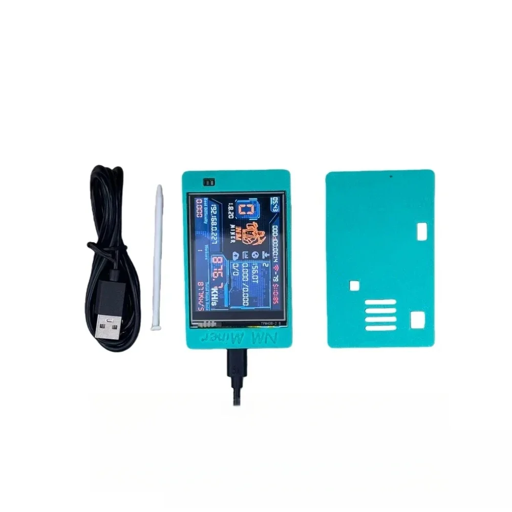 NerdMiner V2 NMMiner ترقية 2.8 بوصة عرض آلات التعدين المشفرة 1010KH/S سولو مينر BTC بيتكوين اليانصيب مينر المنزل #2