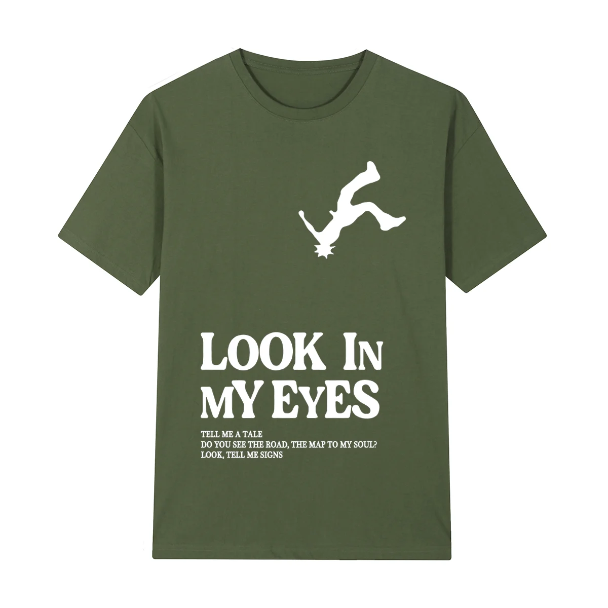 TRAVIS Look In My Eyes Hip Hop Vintage T-shirt Cotton Men T shirt New Tee Tshirt Womens Tops