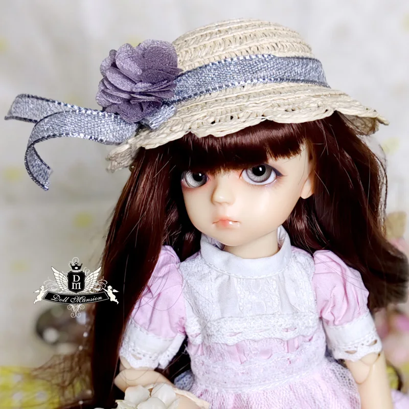 70cm 1/3 1/4 1/6 BJD Blythe Woven Flower shaped edge Straw Hat Sun Hat SD MSD YOSD Doll Dollfie DD EID MID SOOM DZ Accessories