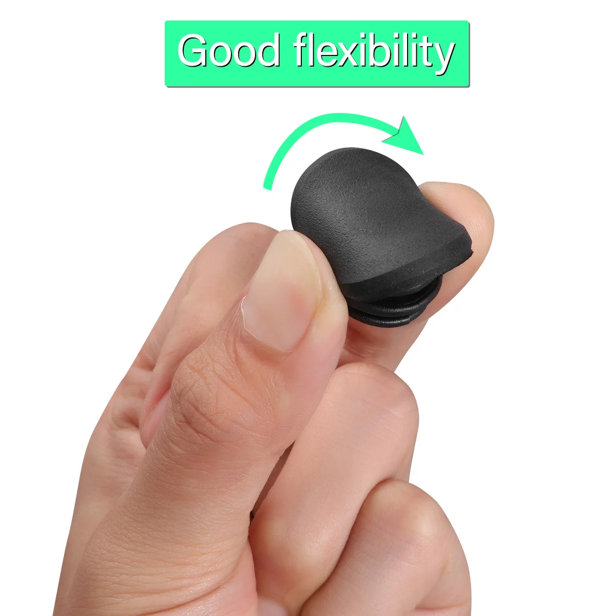 

10Pcs Bicycle Handlebar End Caps Rubber 22Mm Mountain Bike End Plugs Grip Protection Handlebar Plugs