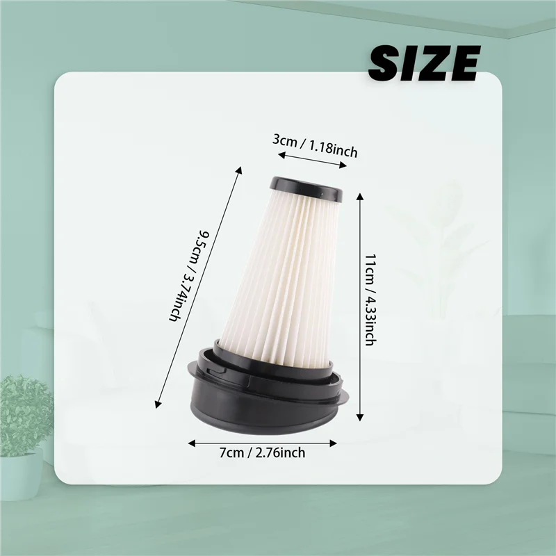 Rowenta ZR005202 Rh72 X-PERT 160 청소 가능 필터용 N18R 2PCS 진공 청소기