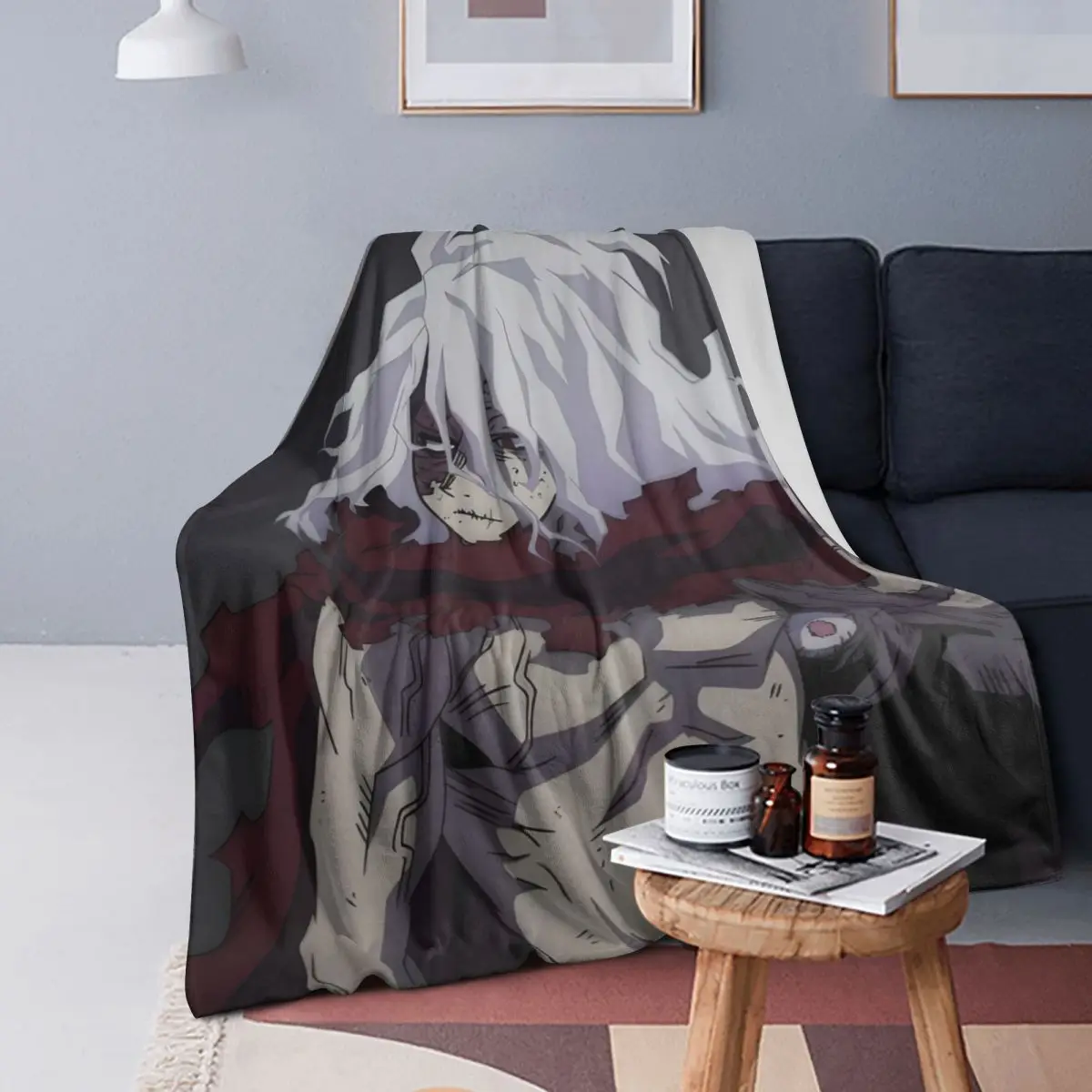 

Shigaraki Collage Blanket Soft Warm Flannel Throw Blanket Bedding for Bed Living room Picnic Travel Home Sofa