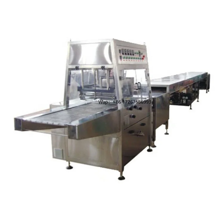 400,600,800,1200mm Customized Chocolate Enrobing Machine with Cooling Tunnel