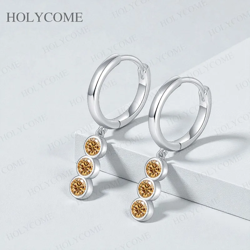 

Custom Earring Round 3mm 0.1CT Ruby/Sapphire/Columbia Gemstones VVS1 Sparkling Jewelry For Women Men Christmas Wedding Gifts