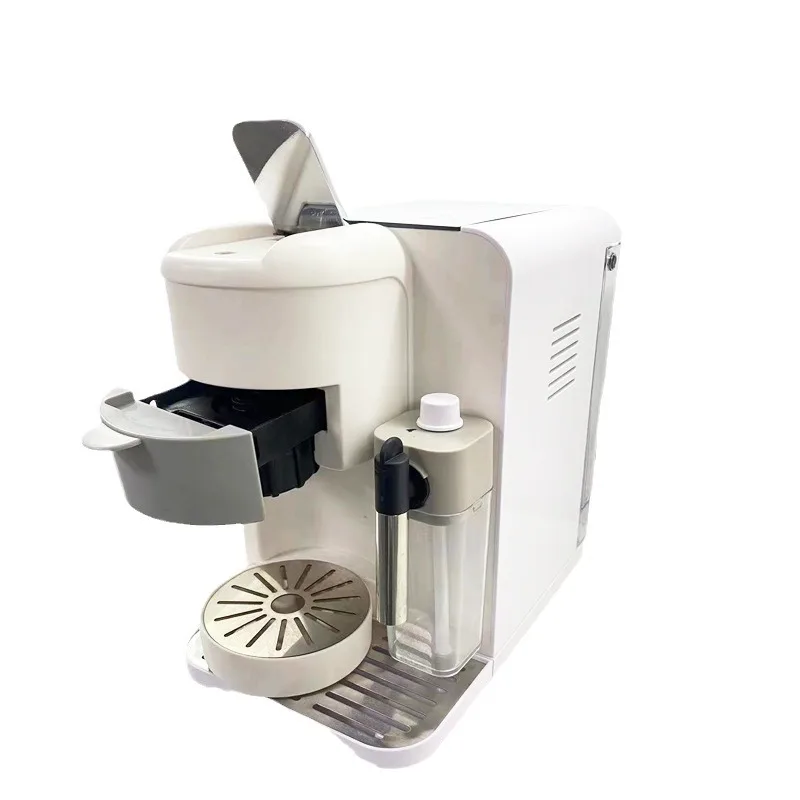 steam coffee capsule + milk carton semi-automatic 2 in 1 espresso pot
