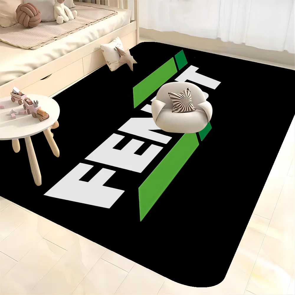 Farming Tractor Fendt Bathroom Mat Kids Room Bedroom Decoration Balcony Anti-Slip Doormat Living Room Bedside Area Rugs