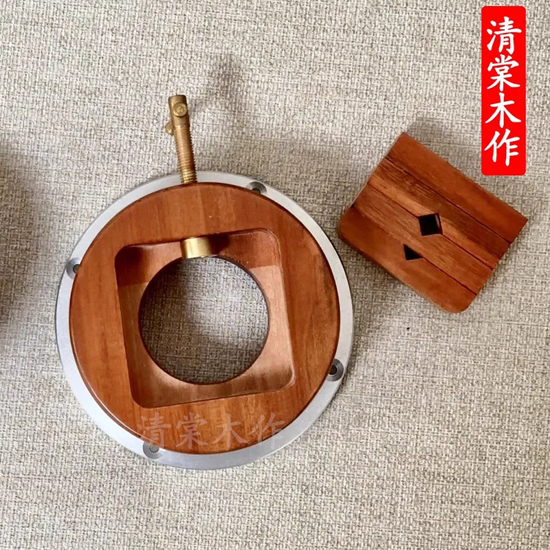 Rotating Seal Engraving Vise - 360° Swivel Round Carving Clamp for Chinese Stamp & Seal Making, Woodworking Tool