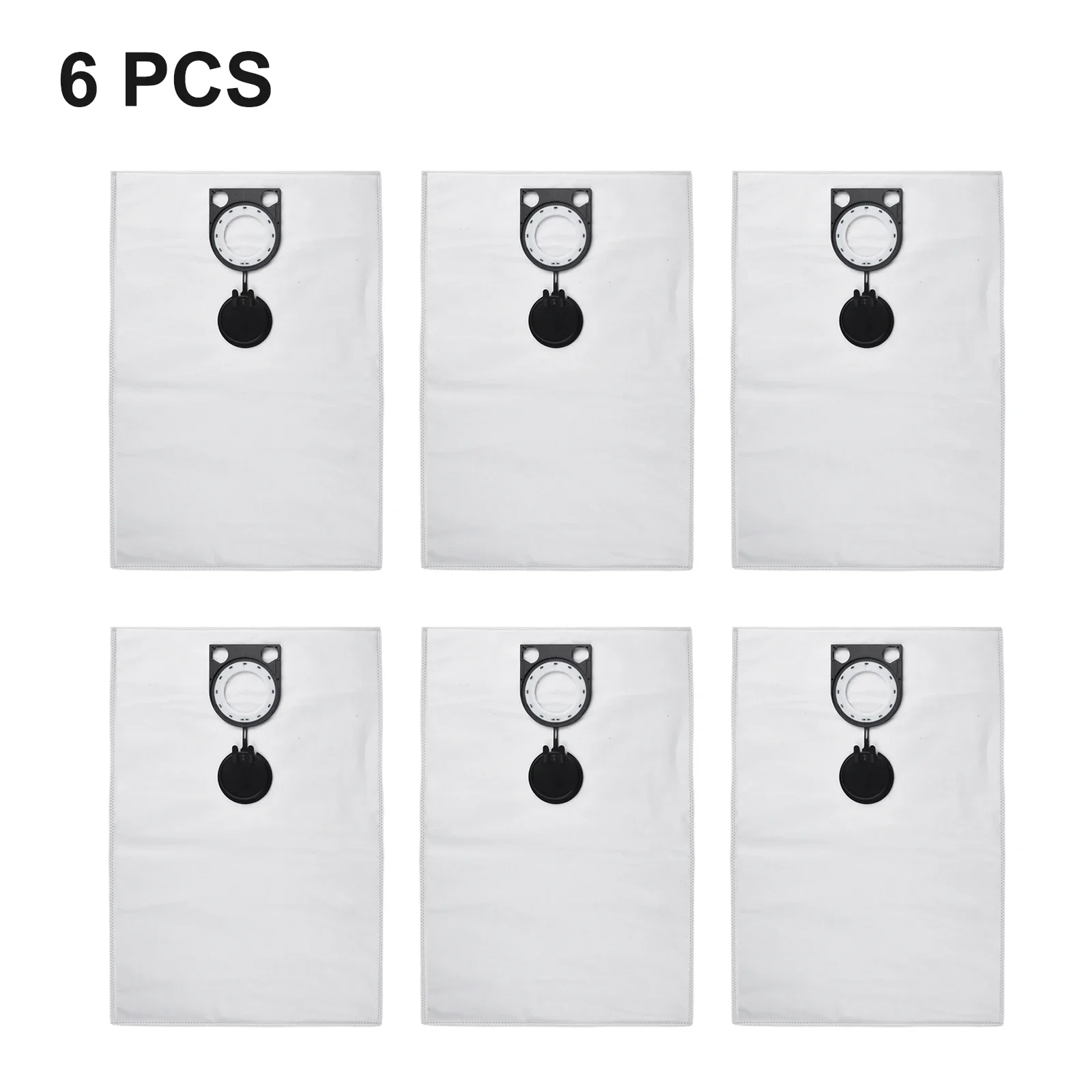 

High Efficiency 6 Pack Fleece Dust Bags for Metabo For ASR 25 L For ASR 2025 For ASR 35 For ASR 50 L Robot Vacuums