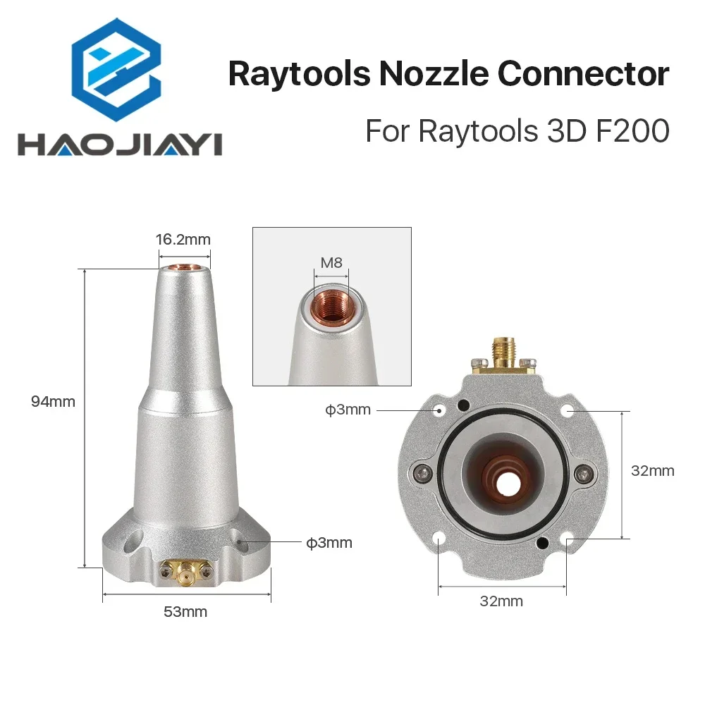 الأصلي Raytools ثلاثية الأبعاد فوهة الليزر موصل الليزر السيراميك الاستشعار جزء F150 F200 لرأس القطع بالليزر Raytools ثلاثية الأبعاد #5