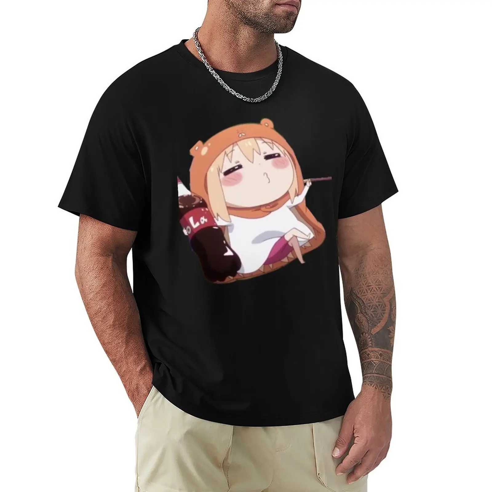 Umaru Cola Himouto Umaru-chan T-Shirt Fashion Casual Short Sleeve T-Shirt