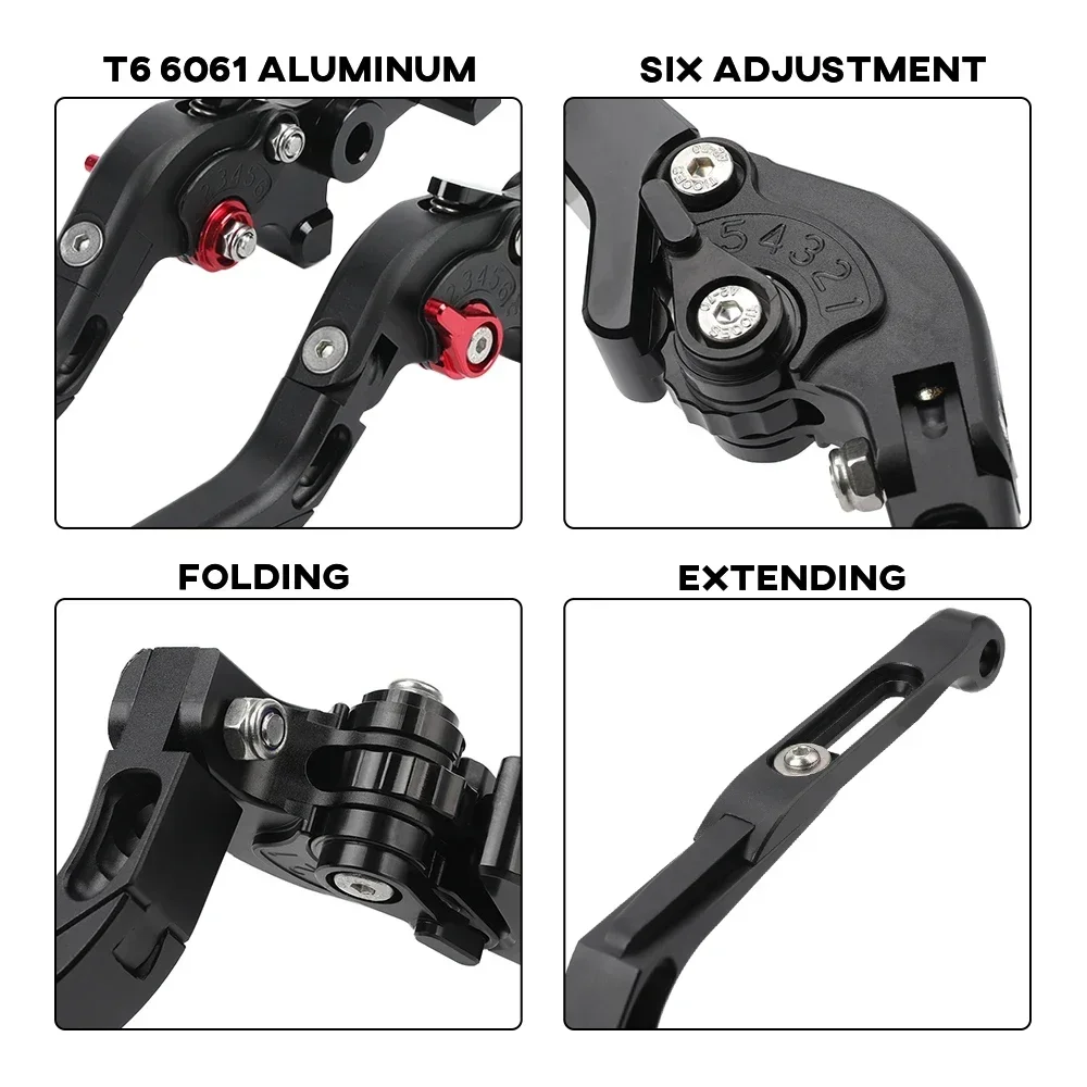 Brake Levers Adjustable Foldable Extendable Handle Hand Control Levers Kit For BMW CE04 C400X C400GT Handlebar Lever C400 X GT