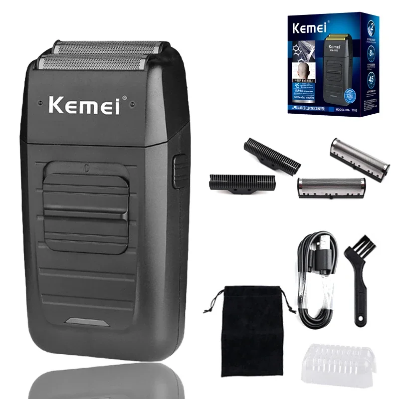 Kemei KM-1102 Männer Elektrische Rasierer Haar Trimmer Maschine Rasieren Maschine Professionelle Haar Cutter Bart Trimmer Rasierer Männlich