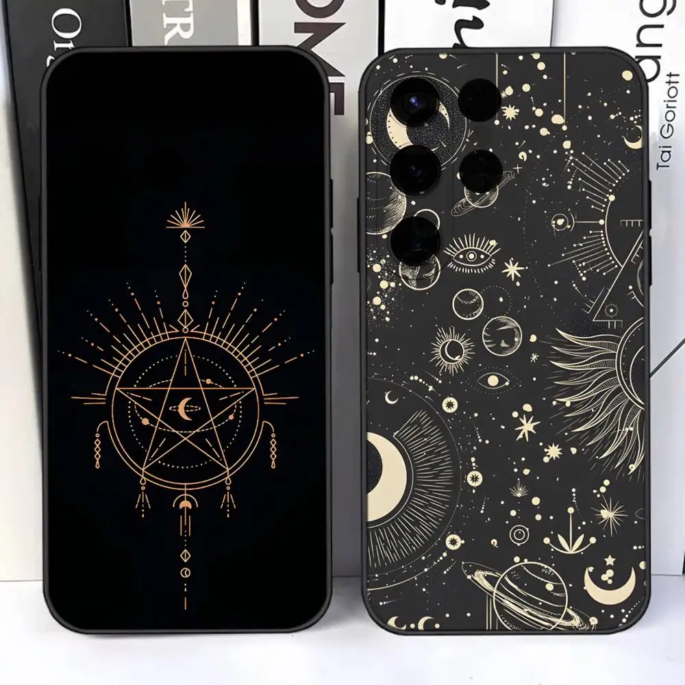 

Witches Moon Tarot Mystery Totem Soft TPU Cover For Samsung S26,S25,S24,Ultra,S20,S30,Plus,S22,S23,Ultra,Plus,5G Phone Case