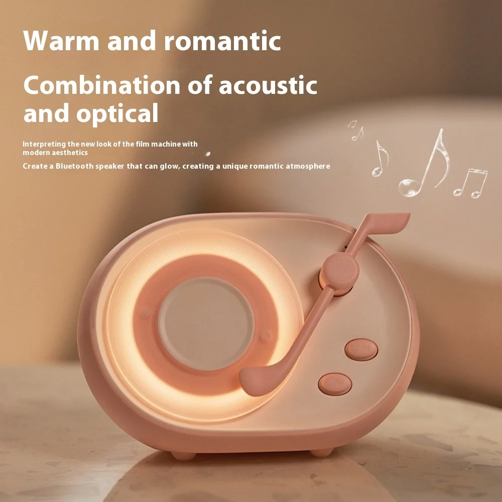

Bluetooth Speaker Night Light RGB Mood Lamp with Color Changing Sleep Aid Wireless Speaker for Bedroom Desk Decor