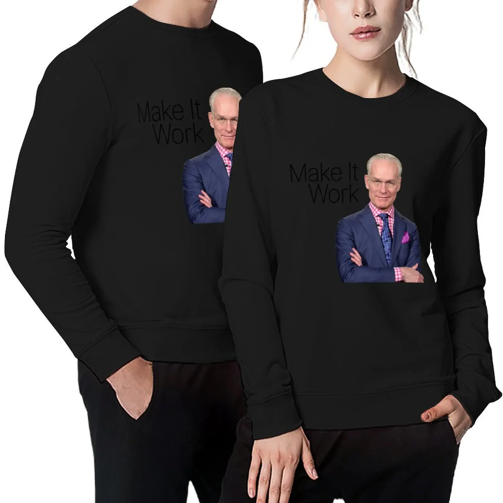 

Make It Work- Tim Gunn Pullover mens clothes korean clothes mens clothing autumn clothes hooded sweatshirt for men