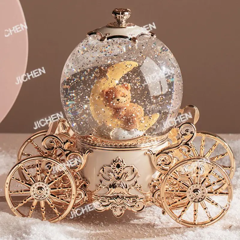 

Вращающийся хрустальный шар, падающий снег, музыкальная шкатулка, орнамент, детская музыкальная шкатулка, подарок на день рождения