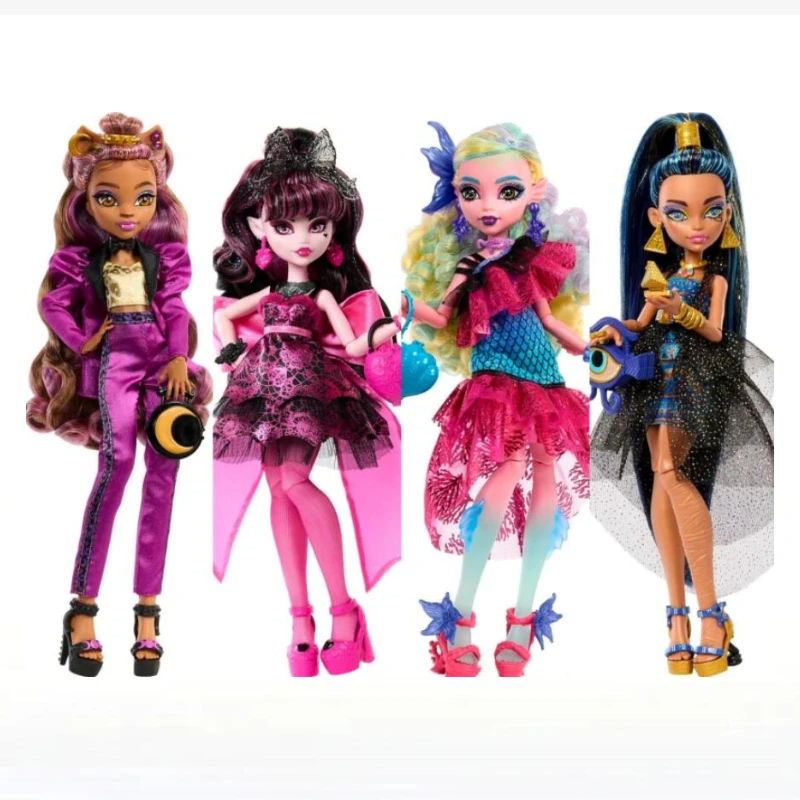 Monster High Ball Series Lagoona Blue Cleo De Nile Clawdeen Wolf Doll Toys Hobbies Action Figures Holiday Gifts for Children