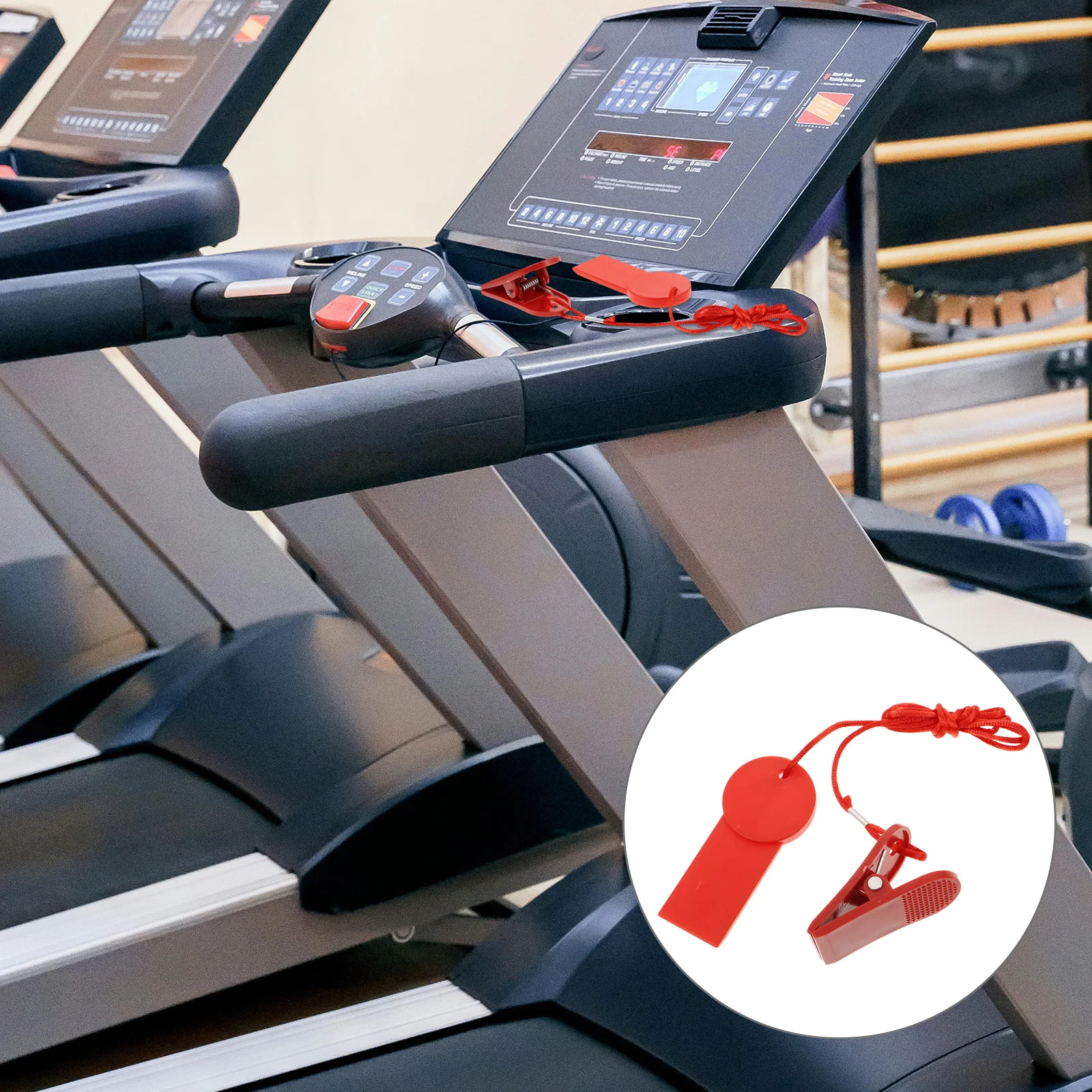 

Universal Treadmill Safety Key Red Magnetic Start Key For Home And Commercial Treadmills Running Machine Safety Switch