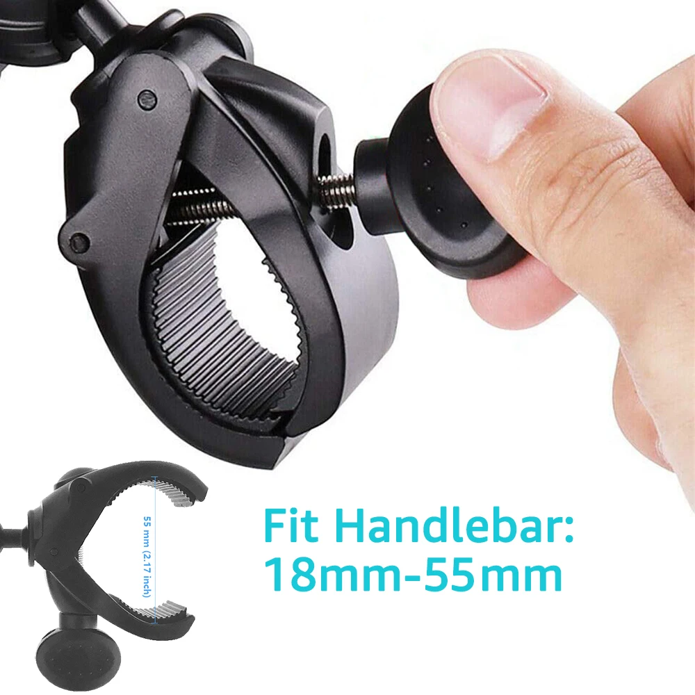 Gym Treadmill Bike Handlebar Tablet and Phone Mount, Universal Holder for 4-14 Inch Devices, Stable Viewing for Workout Sessions image 5