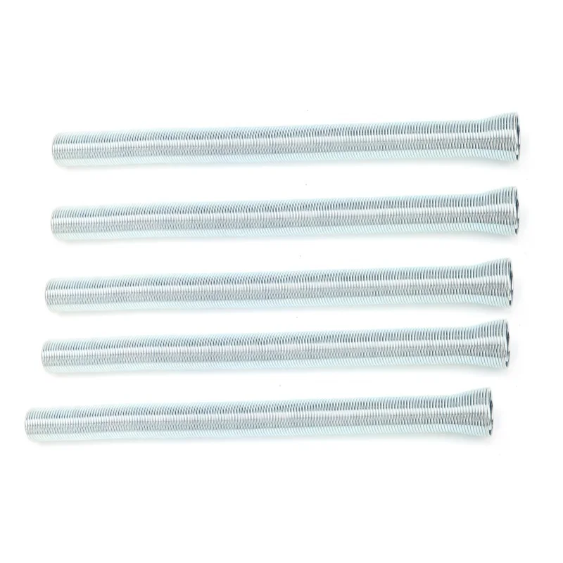 

D2 5Pcs Bender Spring Elastic Curved Soft Tube Set Spring Steel Bending Pipe Accessories Spring Copper Pipe Bender 6-16mm Bender