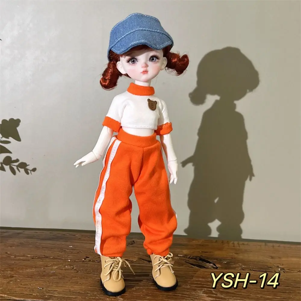 Conjunto bonito de bonecas BJD, acessórios casuais, prenda de férias, sem bonecas e sapatos, moda, 30cm, 1:6