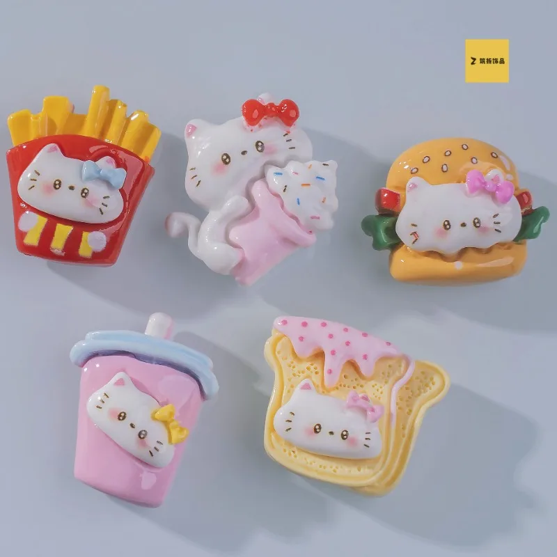 Sanrio-アニメーションヘッドブレスレット,キャンバスに手作り,樹脂アクセサリー