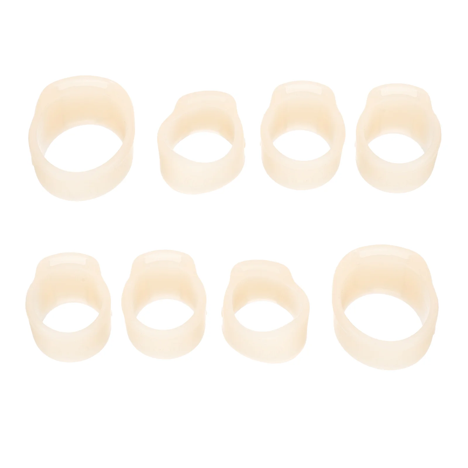 

2 Sets Silicone Nail Cover Supplies Kit Protection Rings Bass Major Covers Protective Silica Gel Useful Child