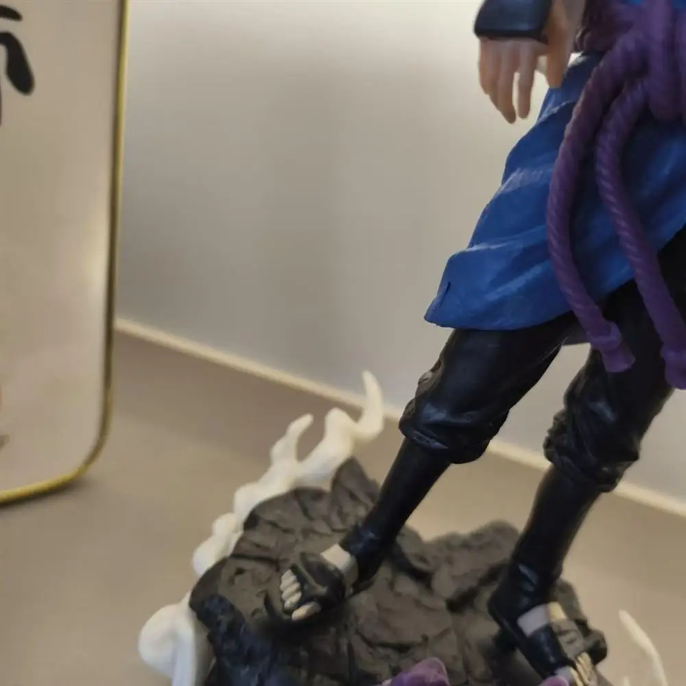 27 センチメートルナルトアニメフィギュアうちはサスケアクションフィギュア像モデル人形コレクションおもちゃギフト