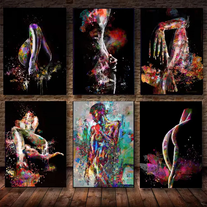 

Fantasy Sexy Graffiti Nude Women Body Diy Diamond Painting Kits New Collection 2026 Modern Artwork Living Room Home Decoration