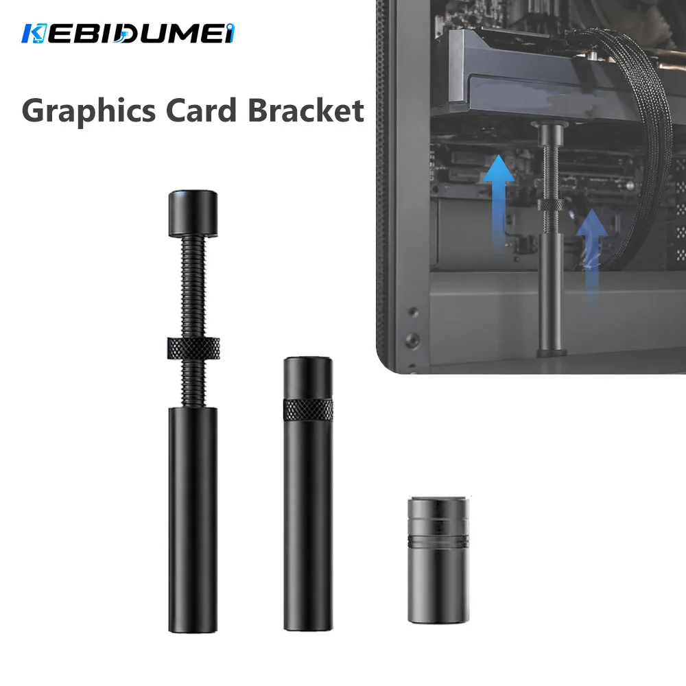 KEBIDUMEI Graphics Card Bracket GPU Protection Magnetic Holder Adjustable Telescopic Stand Computer Accessories For Desktop Case