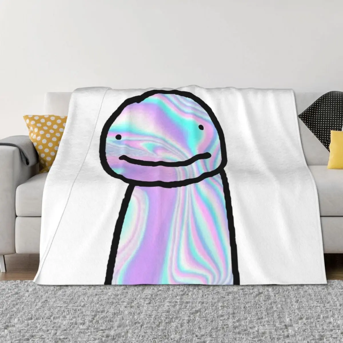 

Holographic Dream Throw Blanket Soft Plaid Kid'S funny gift Custom Blankets