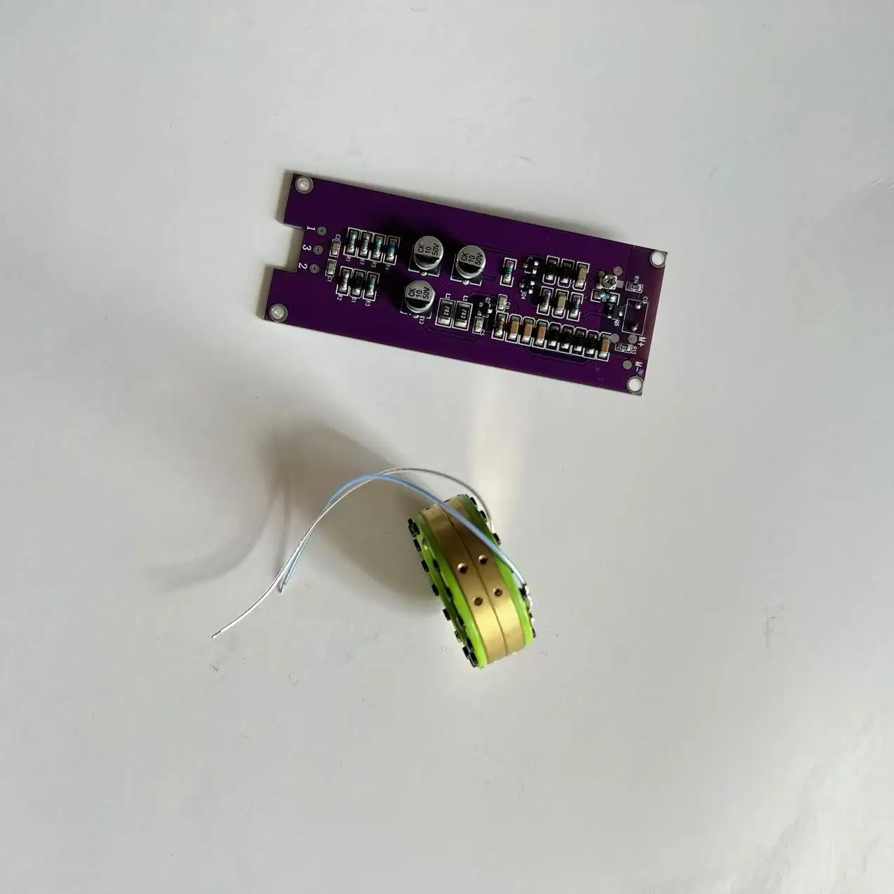 1 مجموعة 34 مللي متر قطر مكثف هيئة التصنيع العسكري النوى مع لوحة دوائر كهربائية وحدة لوحة كبيرة szie 85MMX33MM