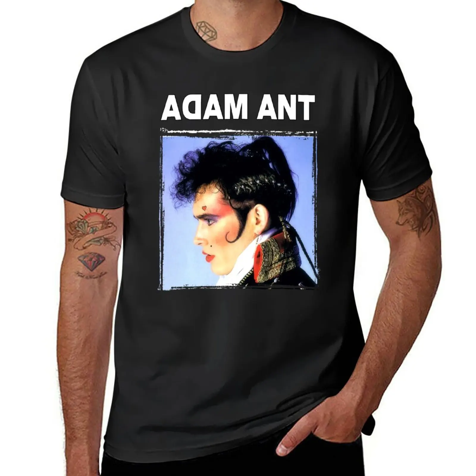 New Adam Ant T-Shirt boys white t shirts sports fan t-shirts kawaii clothes mens graphic t-shirts pack