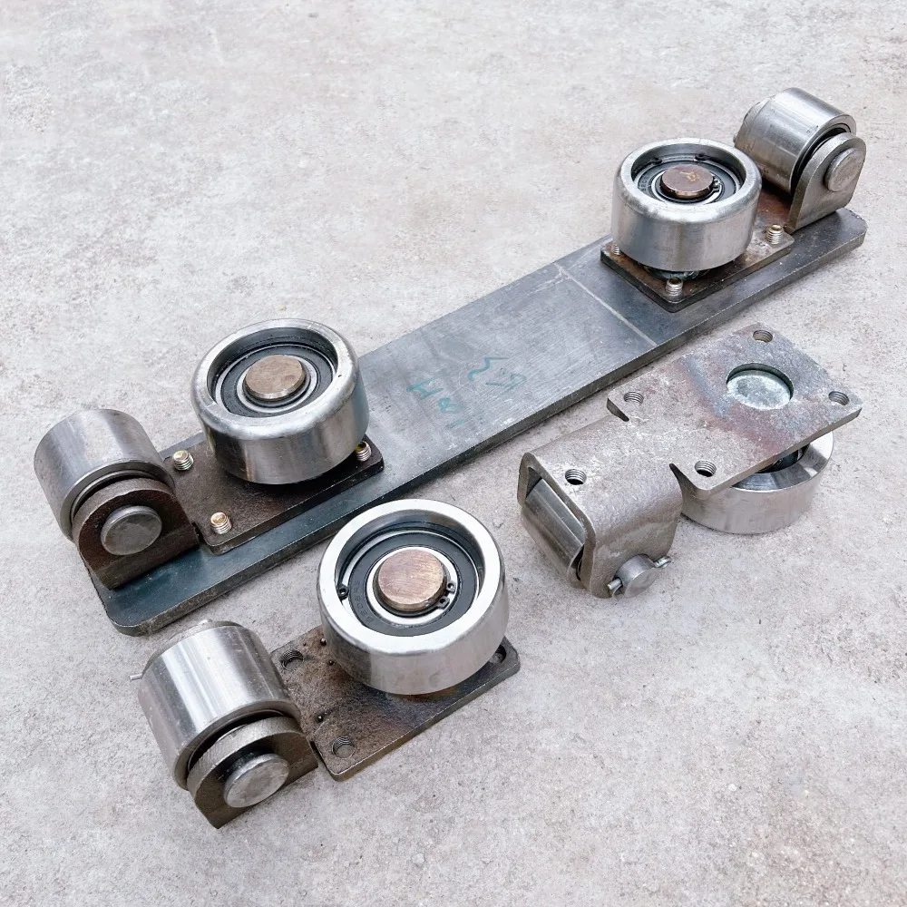 رفع مصعد الشحن الهيدروليكي H قناة الصلب الصلب I-شعاع دليل عجلة بكرة لوحة عجلة عجلة لوحة ثقيلة