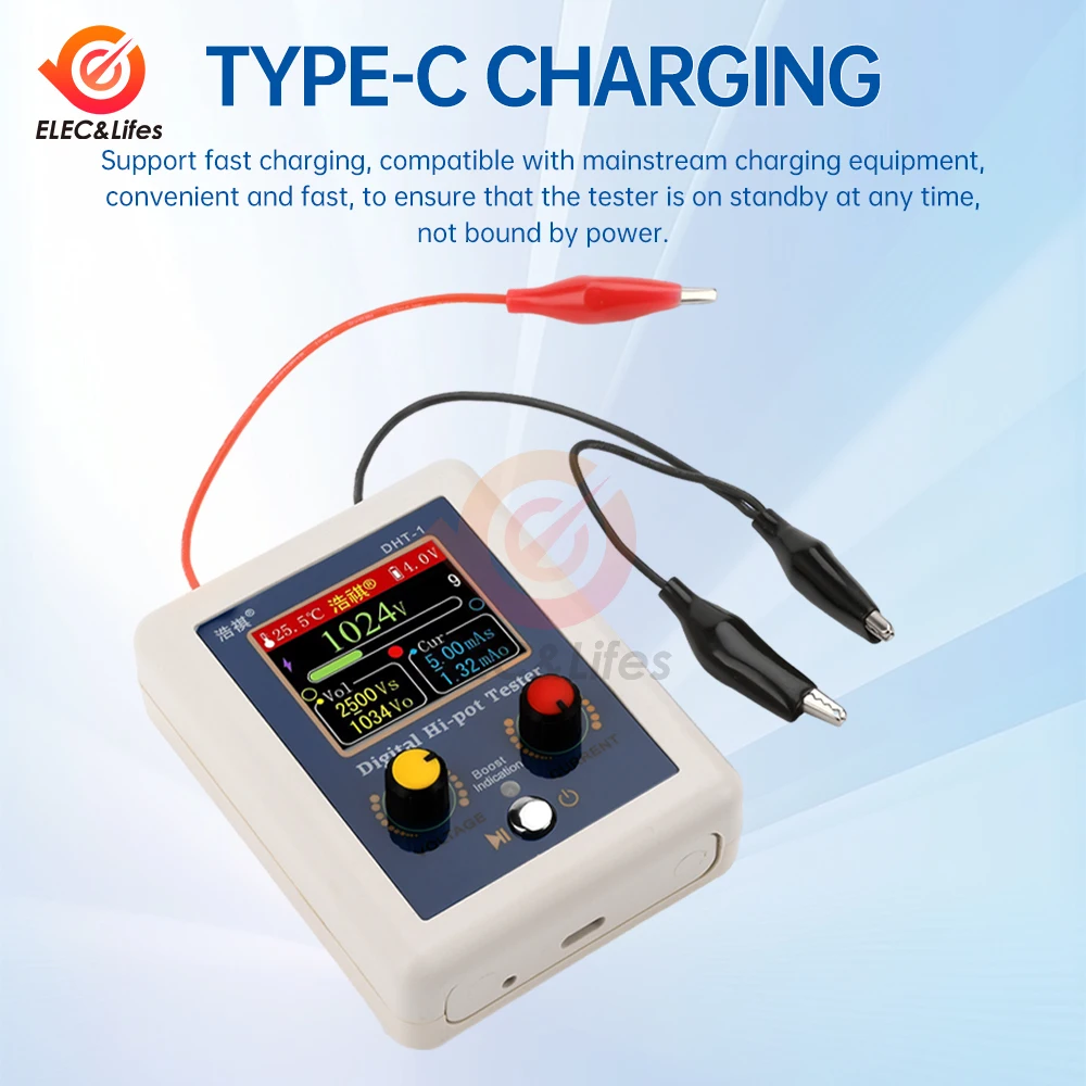 IGBT Tester Transistor Voltage Tester 10-2500V 160x128 TFT Diode MOS Triode MOV Voltage Capability Transistor Withstand Voltage