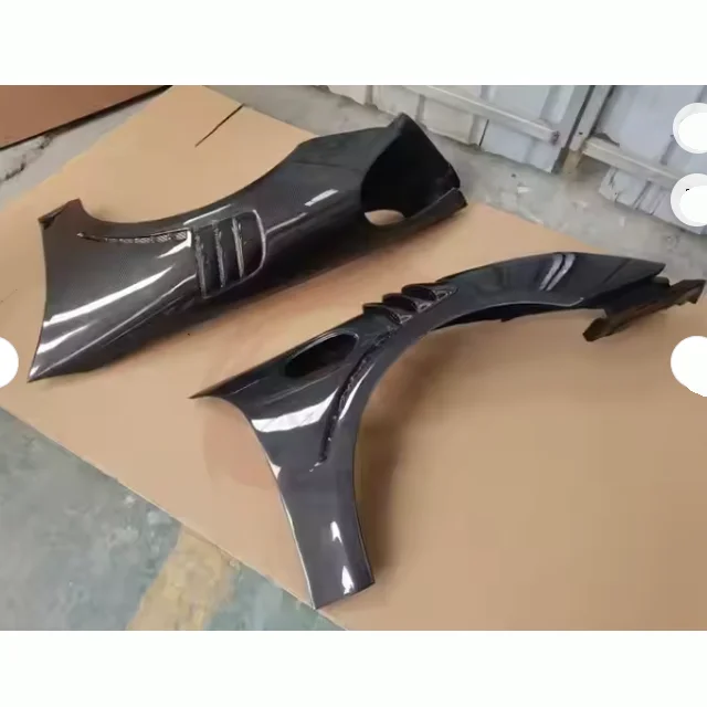 OEM Real Dry Carbon Fiber Front Fender for 718 Boxster GT4RS Front Fender Trims