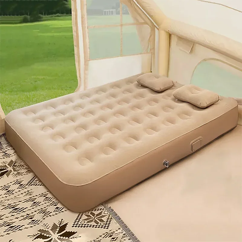 Queen Air Mattress with Built in Pump Blow up Mattress,Inflatable Mattress for Guests and Home,Luxury inflable Air Bed,650lb Max - view 6