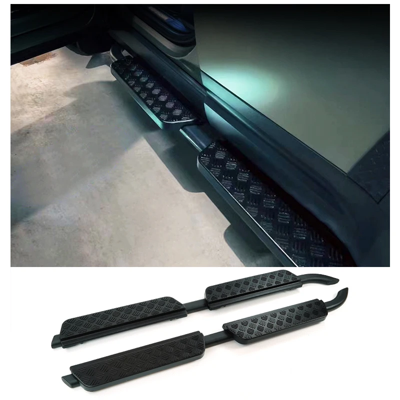 Hot Conversion Accessories Black Side Pedal Foot Pedal Welcome Vintage Side Side Step Defender 90 110 2020-2022