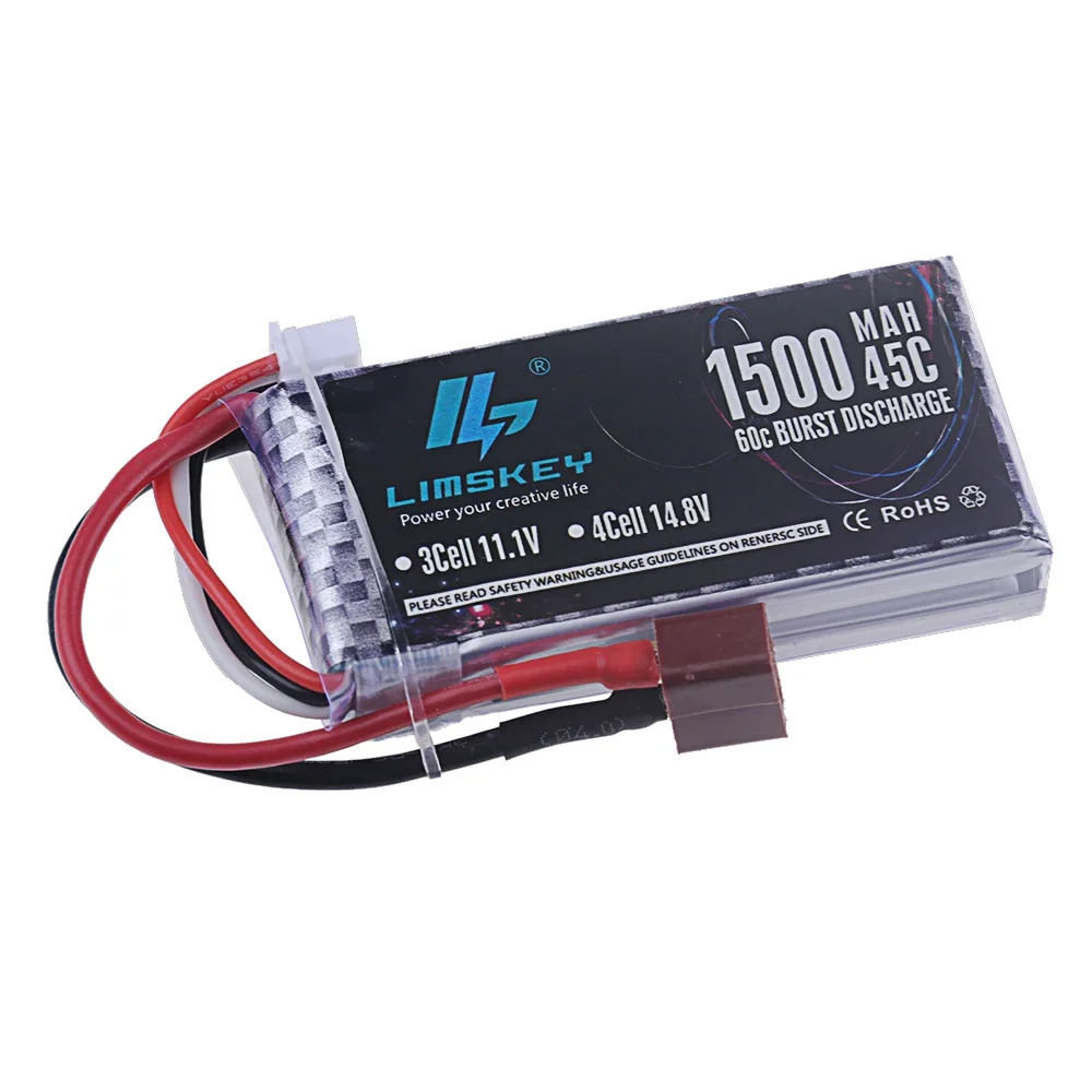 7.4V 2S Lipo Battery 1500mah 2200mah 3000mah 3300mah 5200mah 6000mah 10400mah With Dean T XT60 For RC RC Drone Helicopter Car