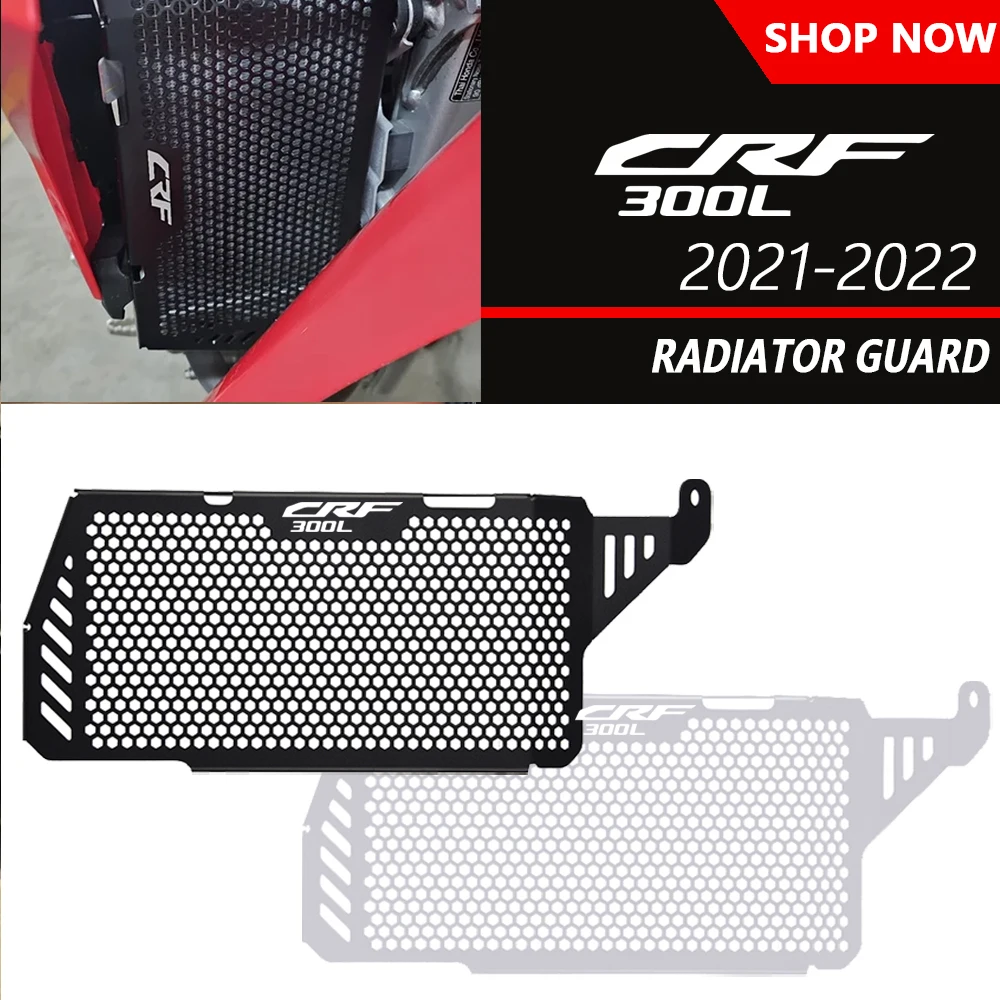 

Radiator Grill Guard Cover For HONDA CRF 300L CRF300L CRF 300 CRF300 L 2021~2025 Motorcycle Accessories Radiator Grill Protector