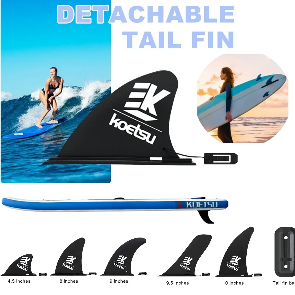 Surfboard Fin Quick Release Paddle Board Fin Detachable Surfboard Tail Fin Protective Stand Up Board Fin for Paddle Board