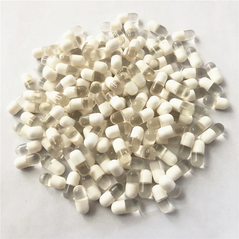 50-100pcs Half Hole Pill Capsule Resin Beads Loose Spacer Beads For Jewelry Making Resin Filling DIY Parts Craft Supplies