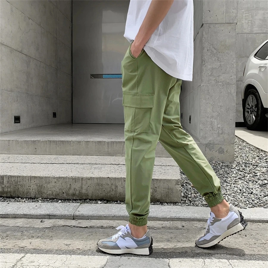 

Cargo Pants Sweatpants Men Casual Skinny Pants Multi-pocket Trousers Male Track Pants Gym Fitness Training Bodybuilding Pant