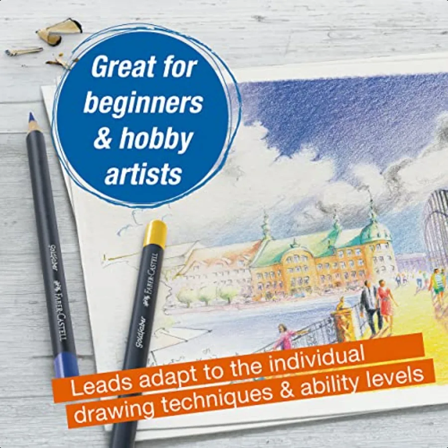 Pensil Warna Faber Castell Goldfaber Set Kaleng 24 Warna.