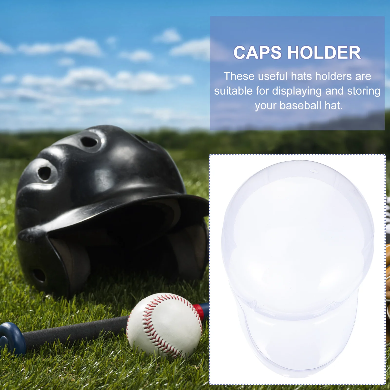 Hat Insert Cap Stand Holder Inserts Baseball Holders Plastic Shaper Display Bump Filler Stretcher Tabletop Hair Rack Support