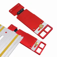 Woodworking 90 Degree Angle Stop Aluminum Alloy Track Saw Square Positioning Limiting Clamp for Electric Circular Saw Guide Rail