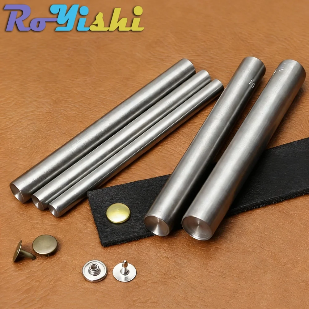 Rivet Setting Steel Spike Studs Snap Punch Setter Hand Punching Tool for Leather Craft Garment Shoe DIY