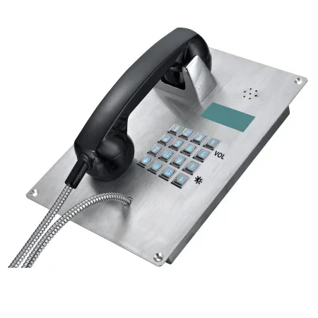 KNTECH Vandal Resistance Telephone Heavy Duty Telephone Public Emergency Bank Telephone KNZD-07K-LCD