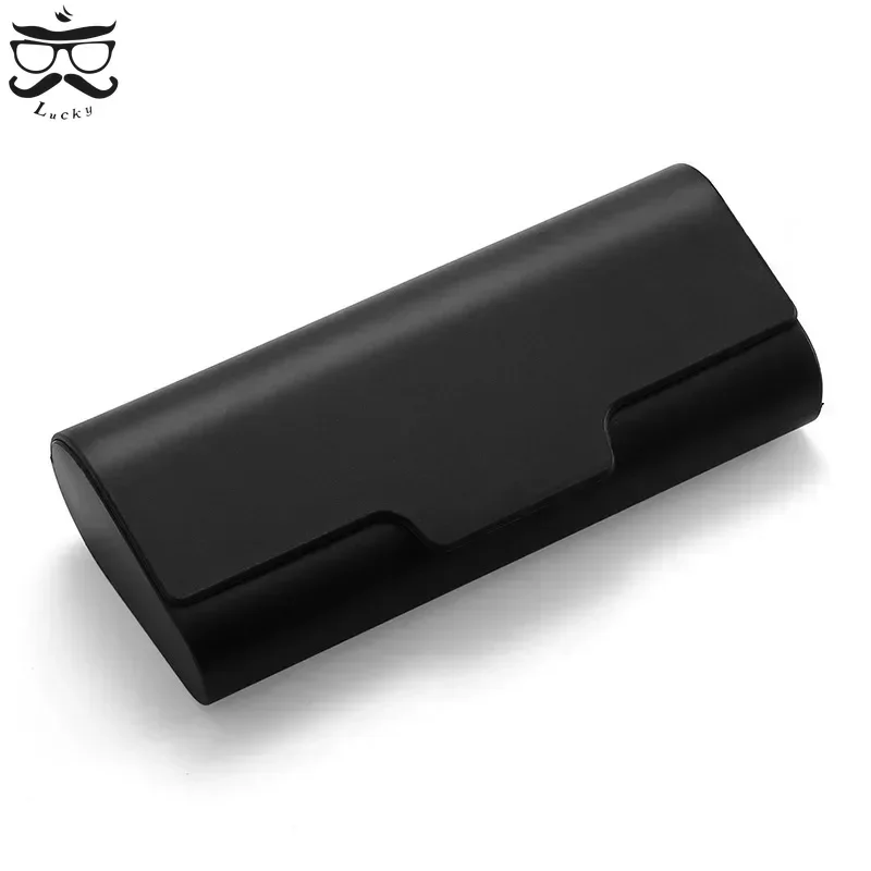 Large Transparent Plastic Sunglasses Box Black Compression Resistant Presbyopia Flat Myopia Glasses Storage Box Wholesale