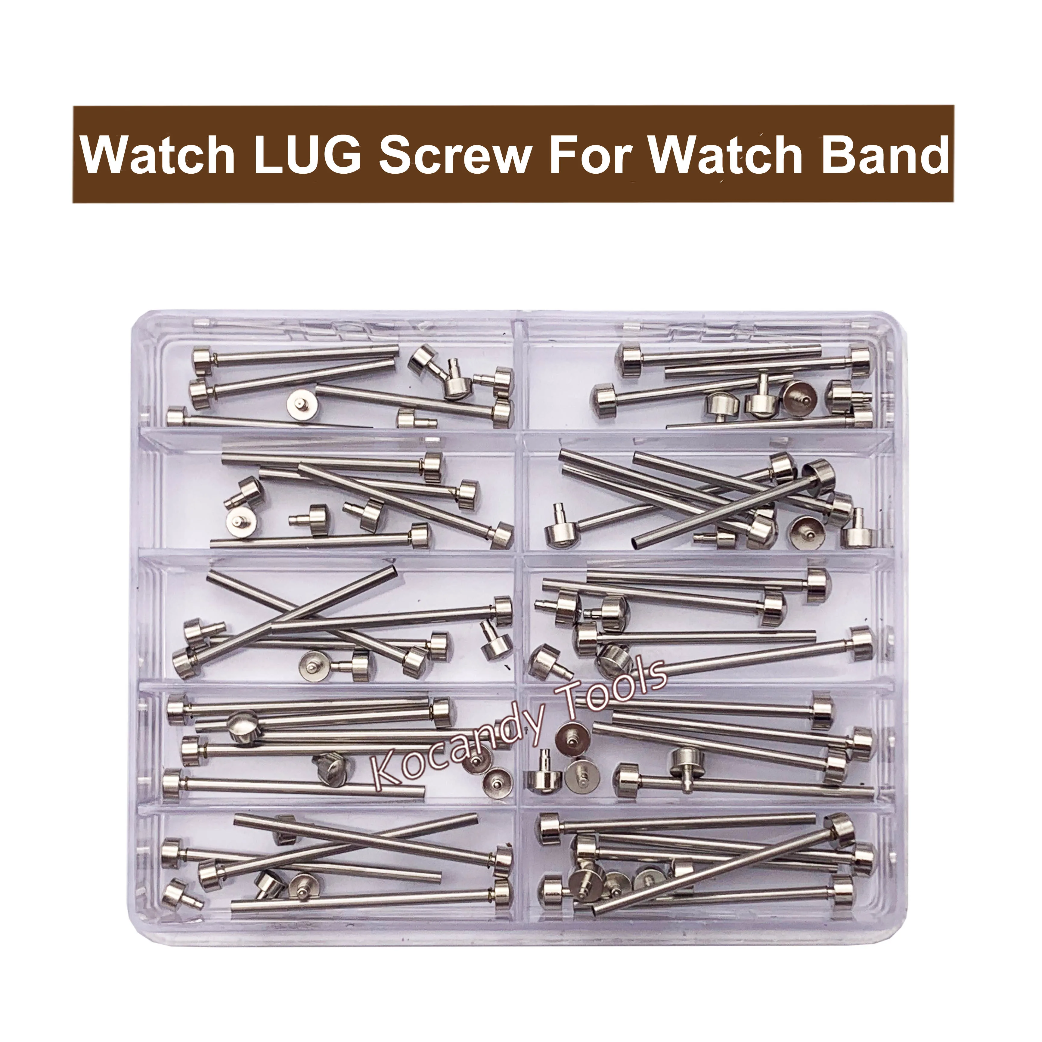 Rose gold and silver colour Watch Band Screw Pins for Watchmaker Repair Parts Watch LUG Screw Set